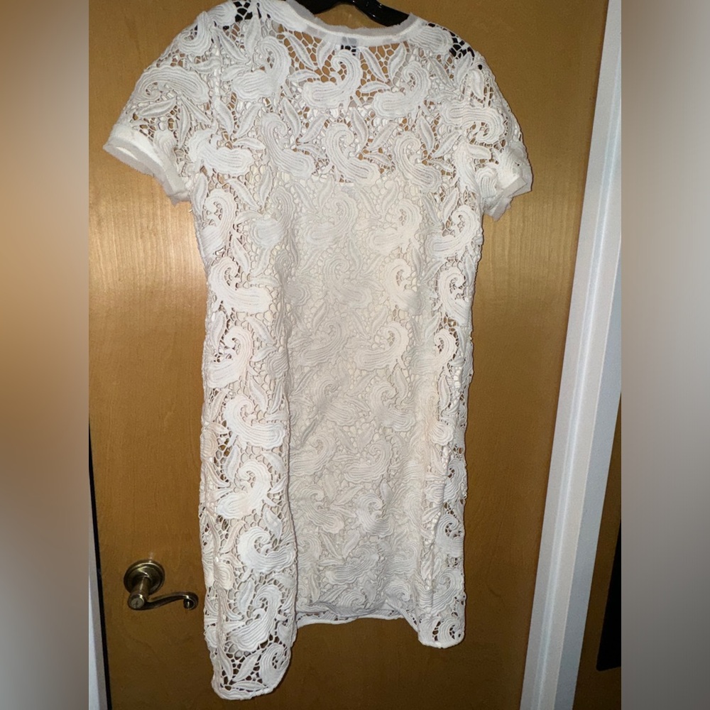ASOS Curve White Lace Dress
